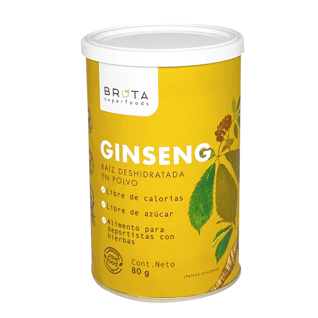 Ginseng en polvo Vitality 80 g Energía Natural y Vitalidad